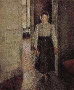 Camille Pissarro young woman Spain oil painting artist
